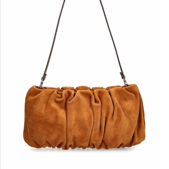 STAUD Bean Bag Convertible, Tobacco Suede - Picture 1 of 9